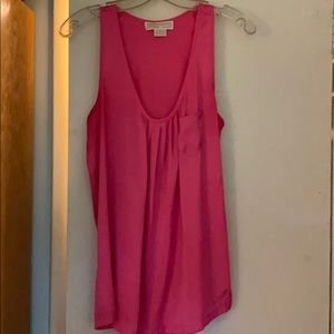 Michael Kors racer back satin top